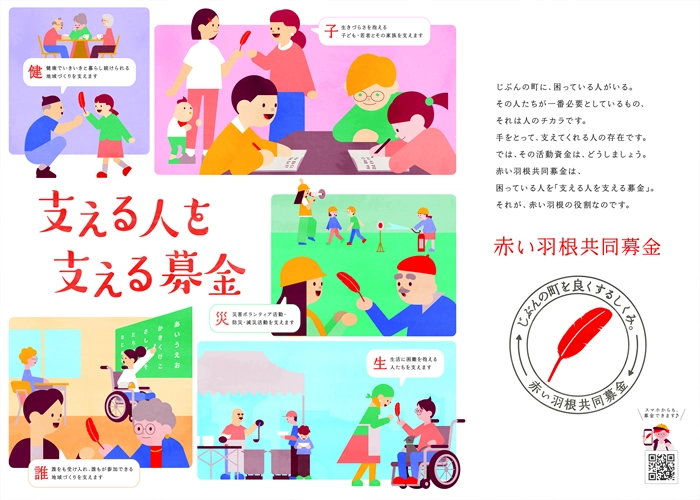 ※募集終了【近畿6府県限定公募】令和7年度（2025年度）赤い羽根共同募金記念バッジデザイン募集［最優秀賞 賞金5万円］