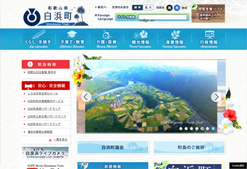 白浜町│白浜町内産『米の名称』の募集について［賞 地元産新米3キログラム程度］