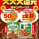【4/30まで!! 先着50,000件必ずもらえる!!】新商品発売記念! ハウス食品大還元キャンペーン